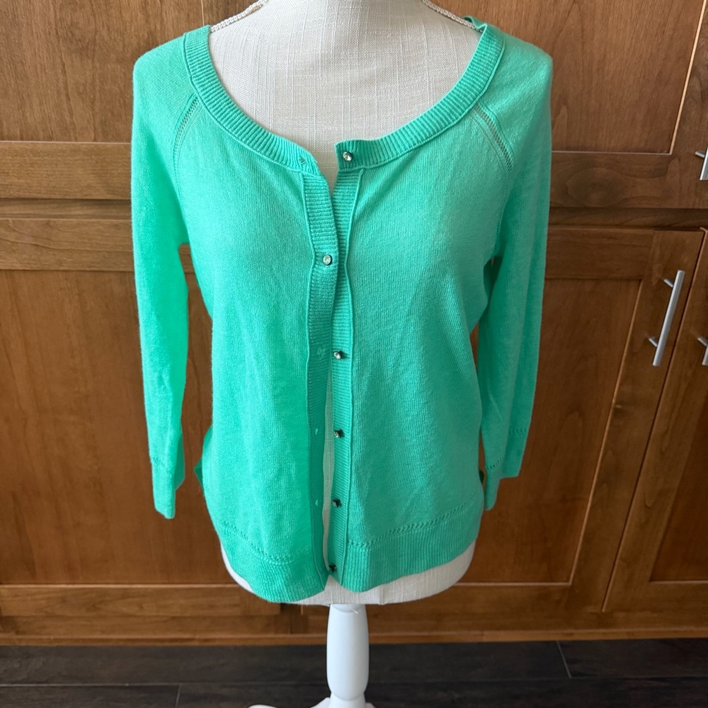 American Eagle Outfitters || green wool blend cardigan